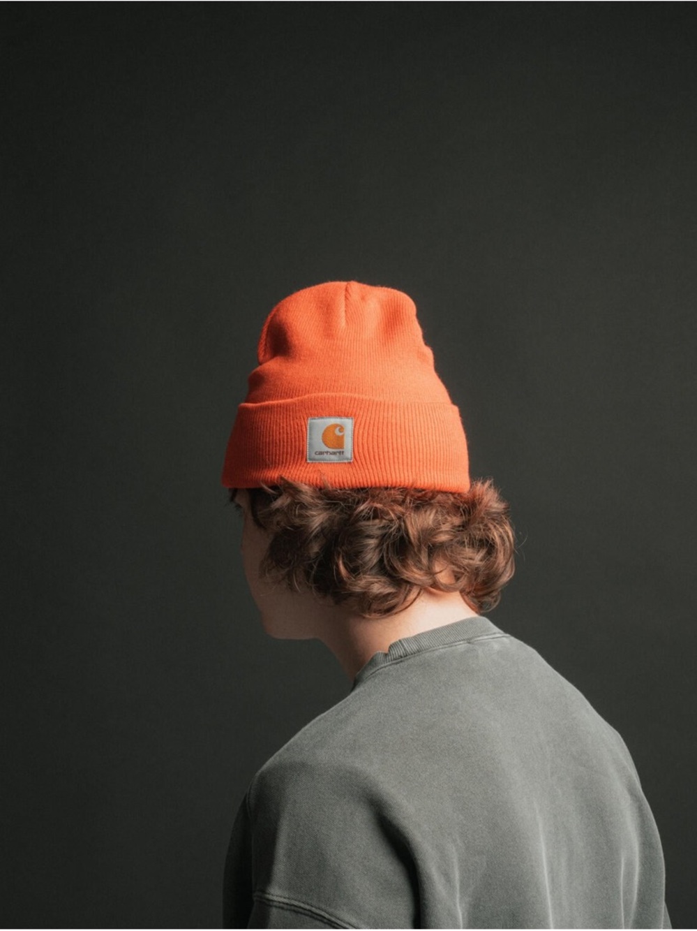 Carhartt Knit Cuffed Beanie in Bright Orange UNISEX NWOT OS